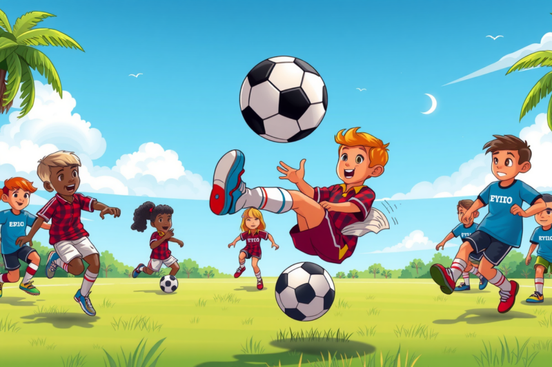 Kicking Goals: Soccer Practice In Oviedo, Florida