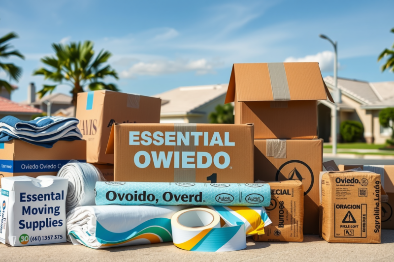 Essential Moving Supplies In Oviedo, Florida