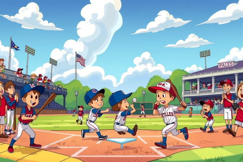 Youth Baseball Fun: Little League Club In Oviedo, Florida