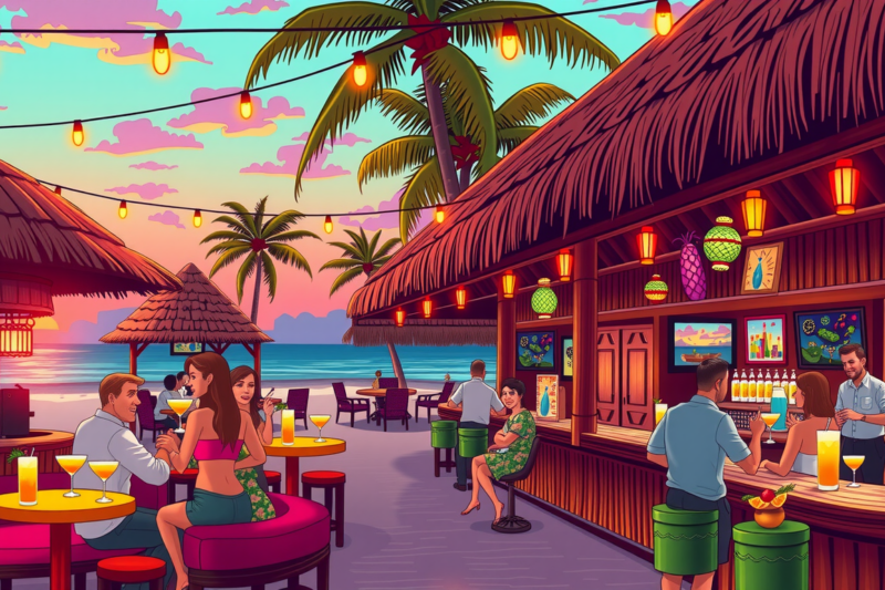 Tropical Vibes: Tiki Bars In Oviedo, Florida