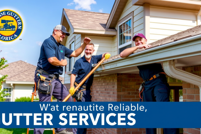 Reliable Gutter Services In Oviedo, Florida