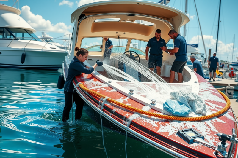 Sparkling Waters: Boat Cleaning Services In Oviedo, Florida
