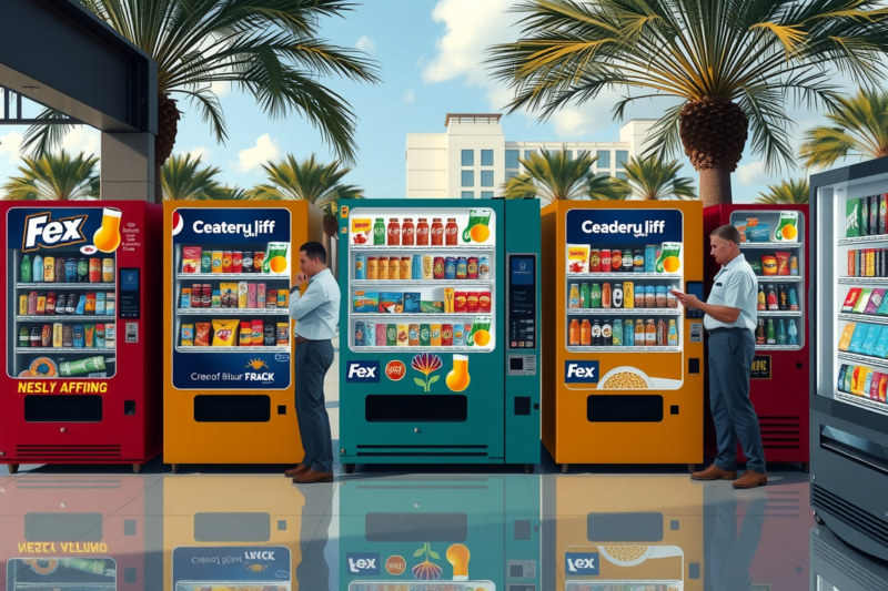 Convenient Vending Machine Suppliers In Oviedo, Florida