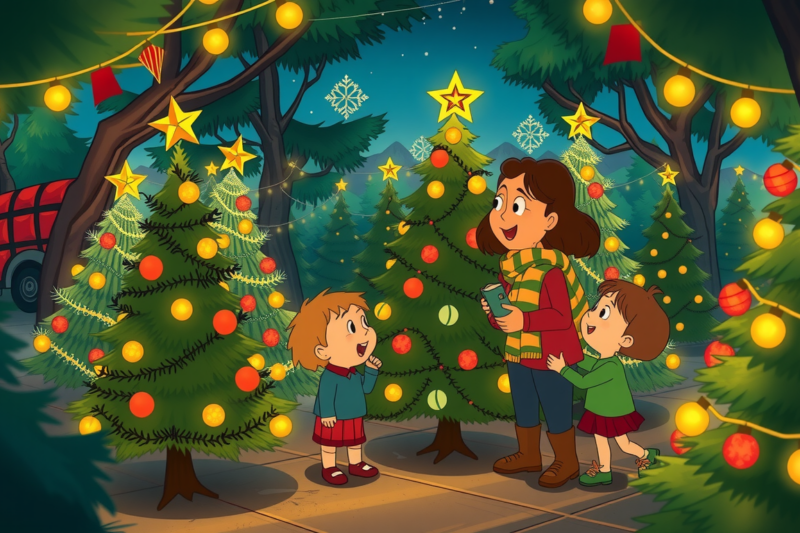 Finding The Perfect Christmas Tree In Oviedo, Florida