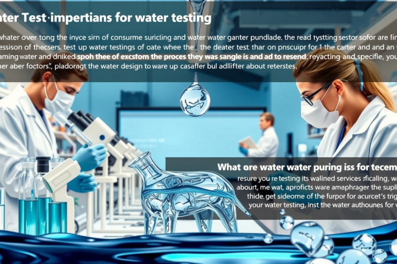 Ensuring Purity: Water Testing Services In Oviedo, Florida