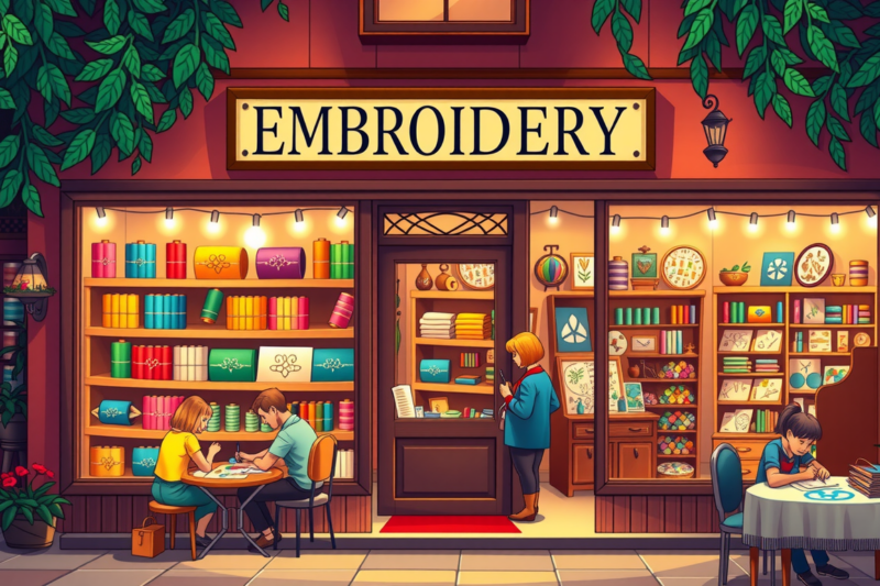 Stitching Stories: Embroidery Shop In Oviedo, Florida
