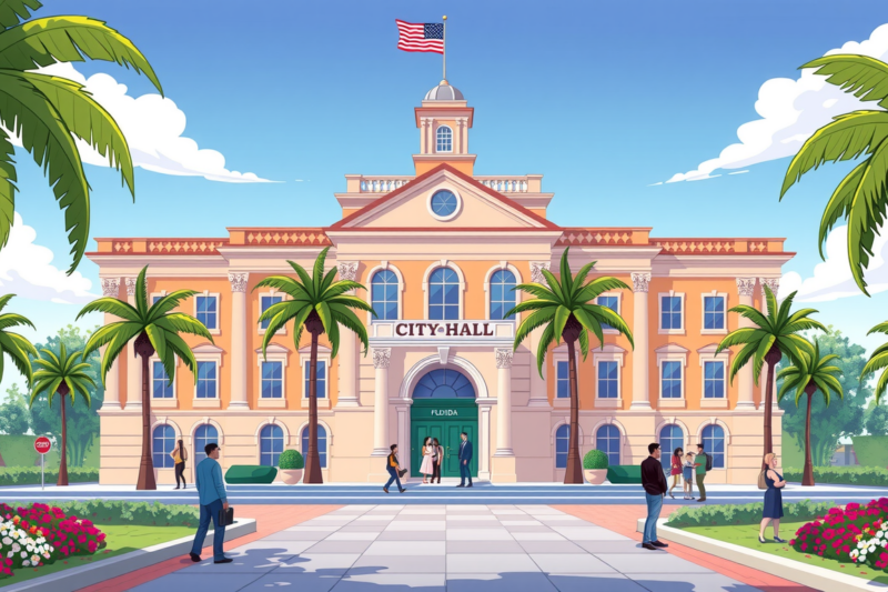 Local Government Hub: City Hall In Oviedo, Florida