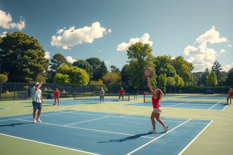 Great Tennis Courts In Oviedo, Florida