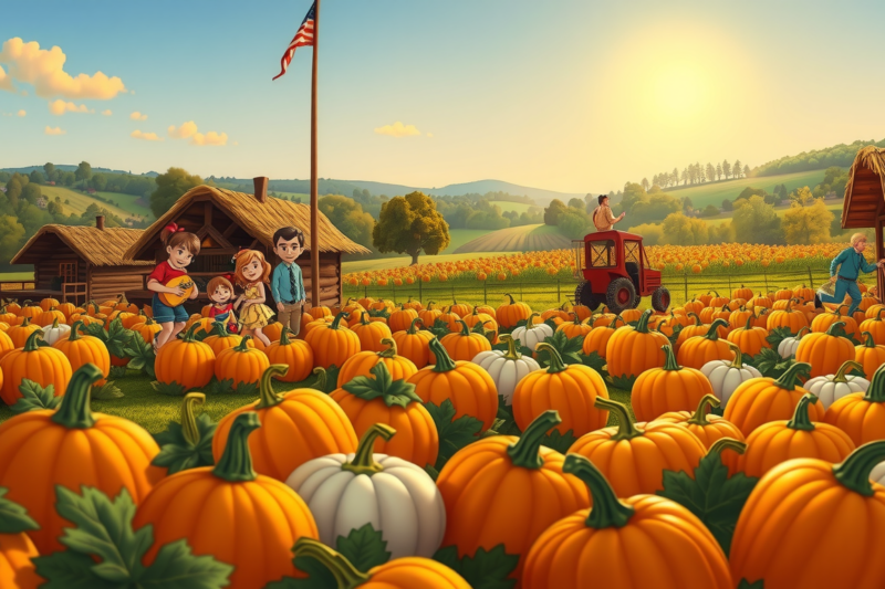 Autumn Delights: Pumpkin Patch In Oviedo, Florida